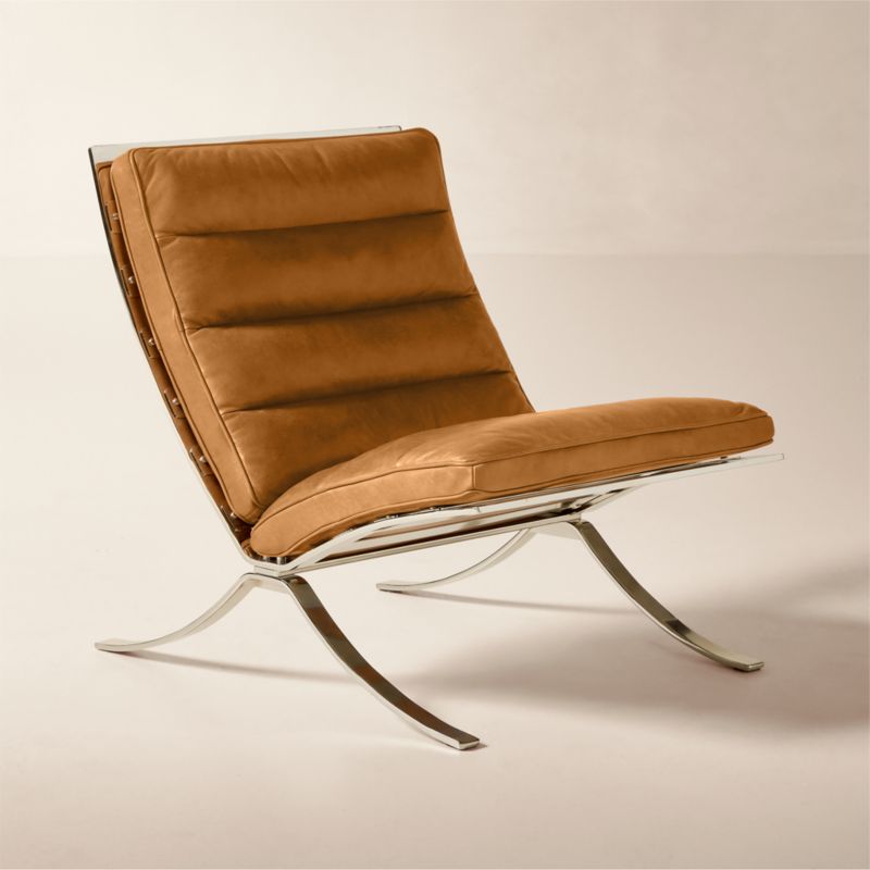 Nordhavn Saddle Brown Leather Chair Steen Østergaard - image 3 of 10