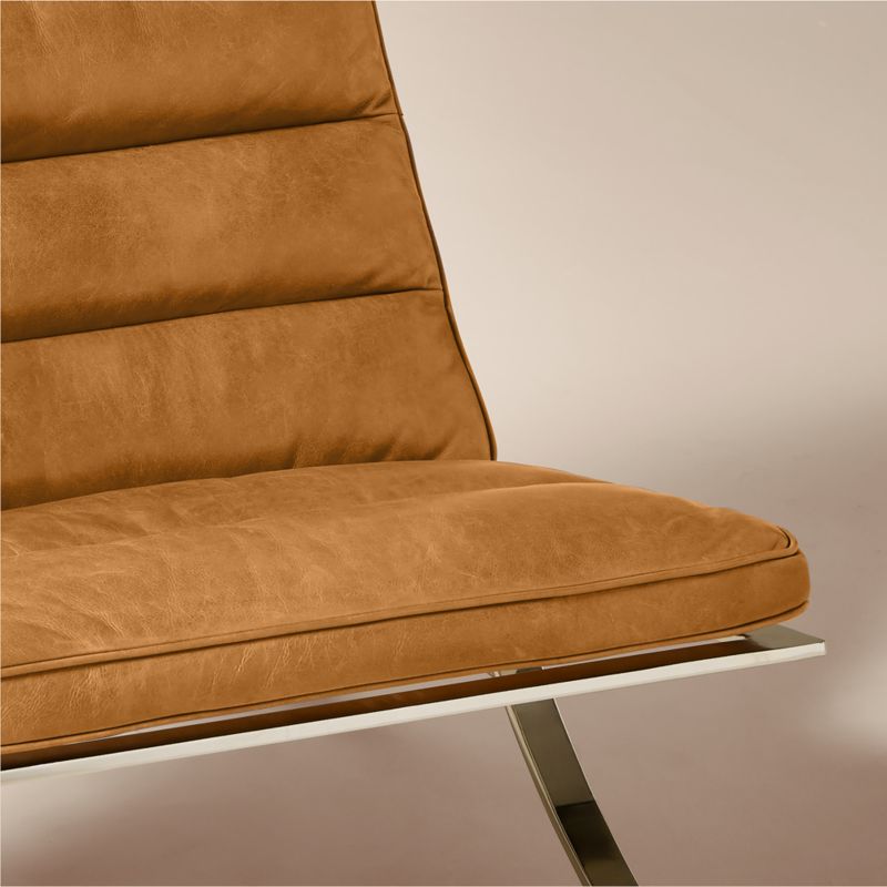 Nordhavn Saddle Brown Leather Chair Steen Østergaard - image 7 of 10