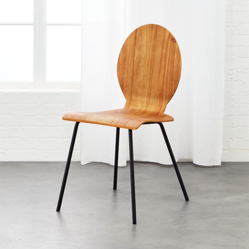 acacia dining chairs | CB2