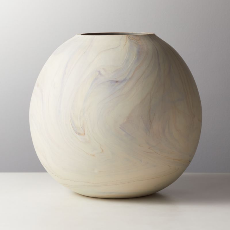 Sagen Round Glass Vase CB2