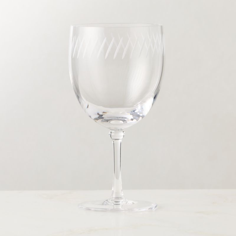 Saint Germain Etched Red Wine Glass by Todd Snyder - image 2 of 4