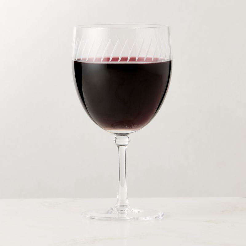 Viewing product image Saint Germain Etched Red Wine Glass by Todd Snyder - image 1 of 4
