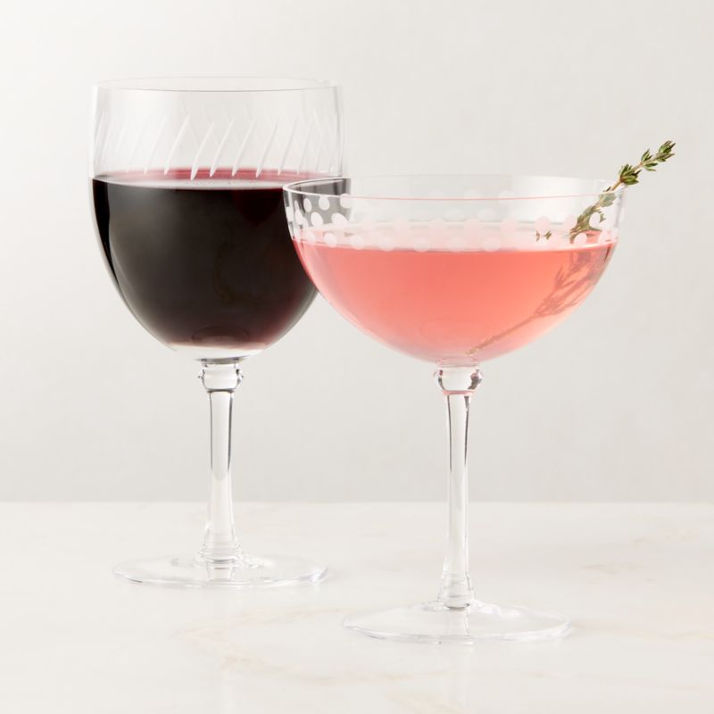 Saint Germain Etched Red Wine Glass by Todd Snyder - image 3 of 4