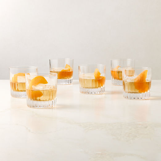 Saint Germain Double Old-Fashioned Glasses Set of 6 by Todd Snyder