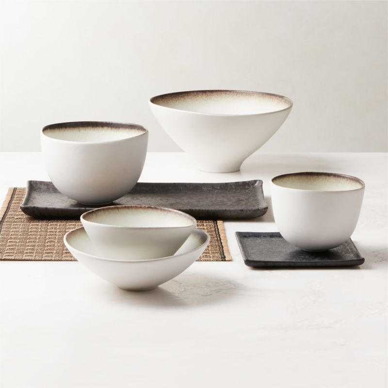 Sakana White Soup Bowl - image 4 of 6