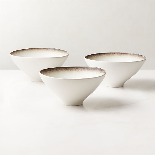 Sakana White Serving Bowl