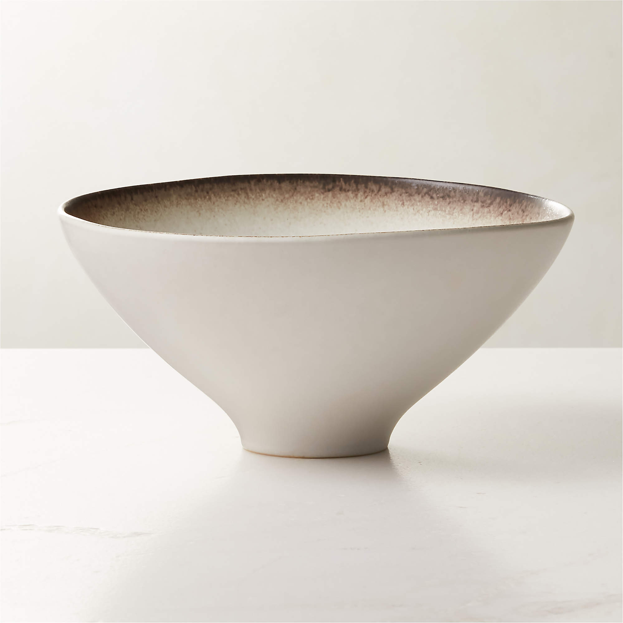 Sakana White Serving Bowl CB2