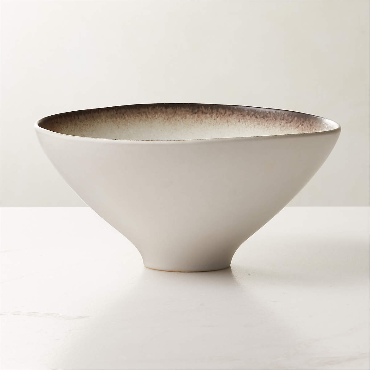 Sakana White Serving Bowl | CB2