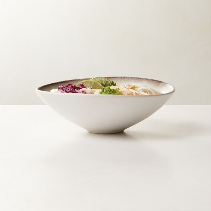 Sakana White Soup Bowl - image 1 of 6