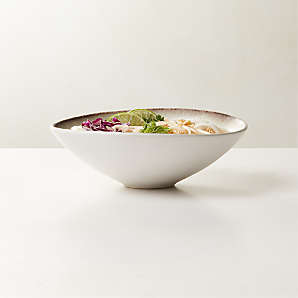 Dolce White Terracotta Soup Bowl + Reviews | CB2