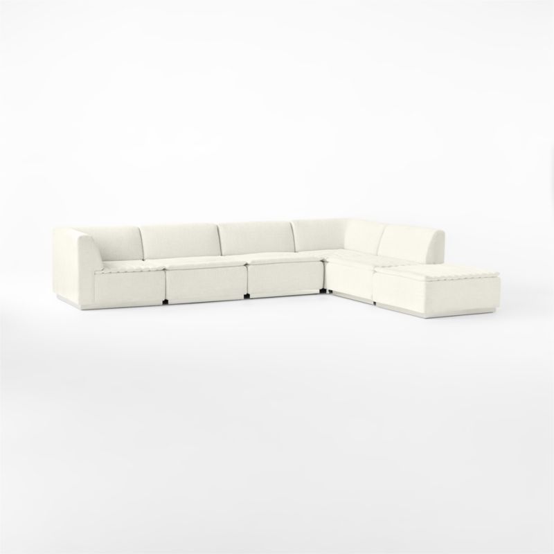 Salon 6-Piece Sectional Sofa Bloce Cream - image 3 of 7