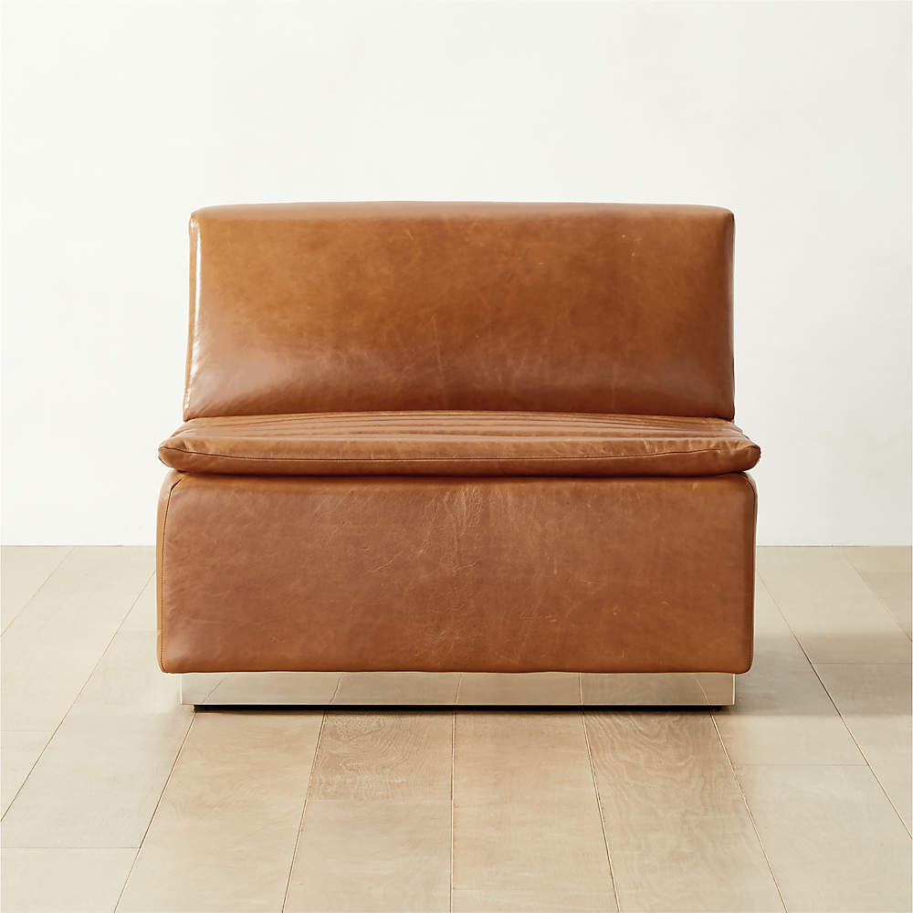 leather chair armless