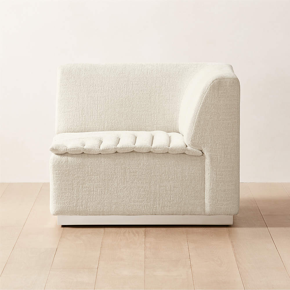 Cream sale corner chair