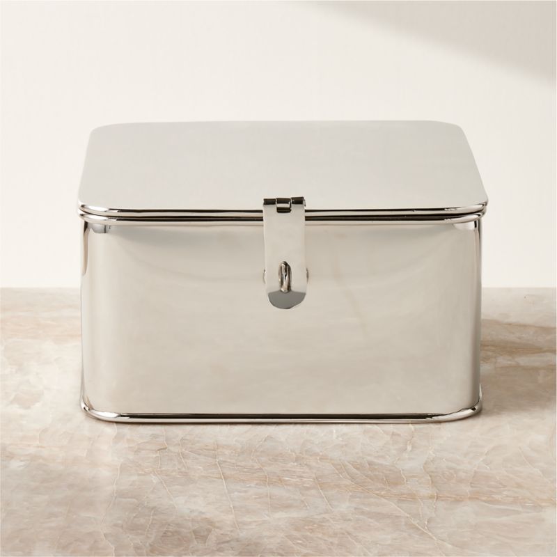 Samia Stainless Steel Box Large - image 0 of 4