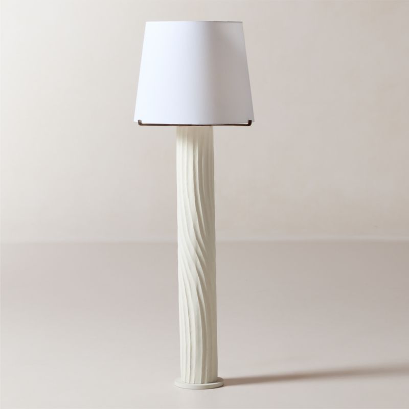Sandy Plaster Floor Lamp 58" - image 3 of 4