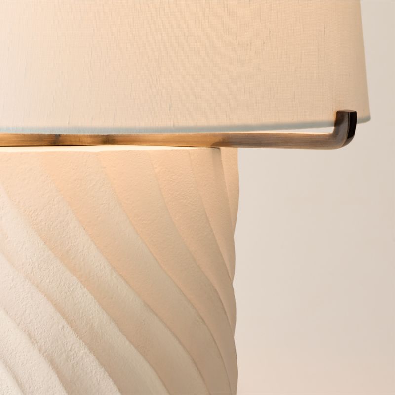 Sandy Plaster Table Lamp 20" - image 2 of 4