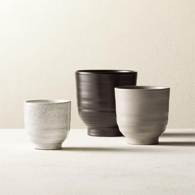 View Santino Terracotta Indoor Planter Set of 3 details