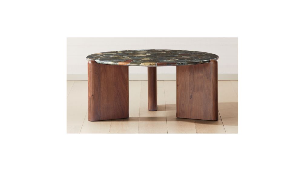 Santoro Green Agate Coffee Table + Reviews CB2 Canada