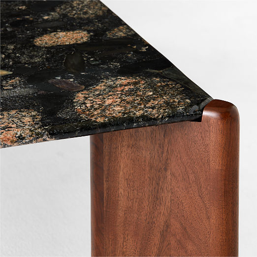 Santoro Rectangular Black Marble Coffee Table