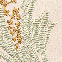 Warm White and Sage Green