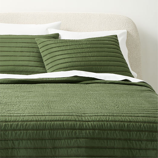 Saracino Silk Green King Quilt