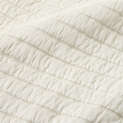 Saracino Silk White Quilt