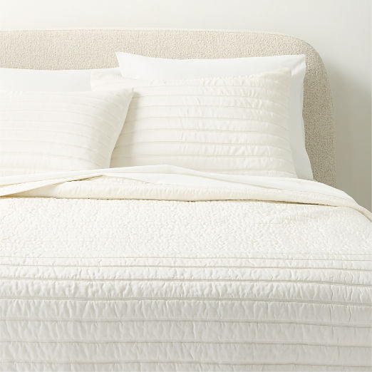 Saracino Silk White King Quilt