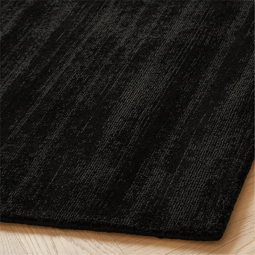 Sarello Black Performance Nylon Area Rug 5'x8'