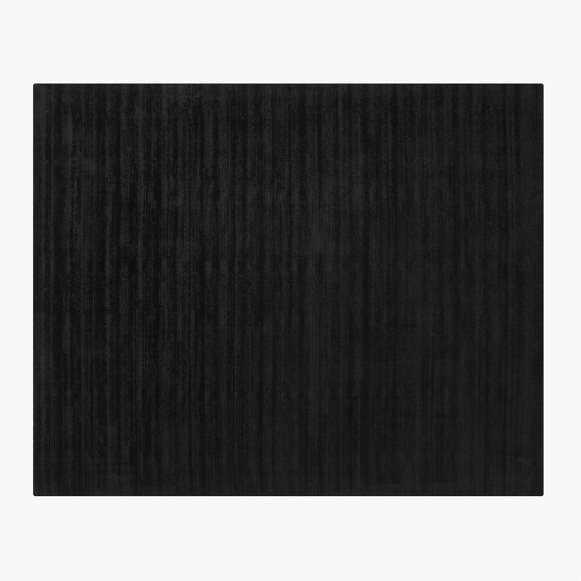 Sarello Performance Nylon Black Area Rug 5'x8' CB2