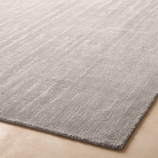 Sarello Cool Grey Nylon Perfomance Area Rug