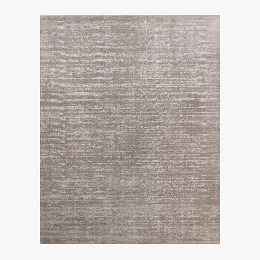 Sarello Cool Grey Performance Nylon Area Rug 6'x9'