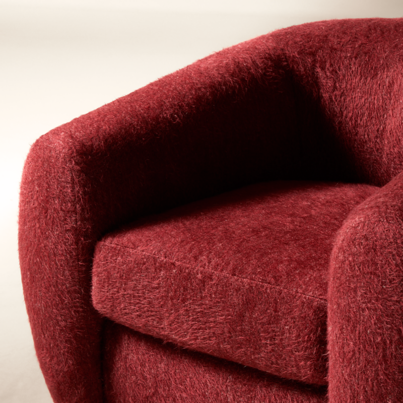 Sasha Merlot Accent Chair - image 6 of 9