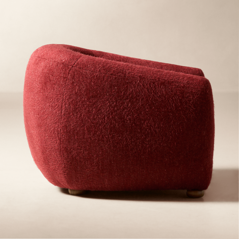 Sasha Merlot Accent Chair - image 3 of 9
