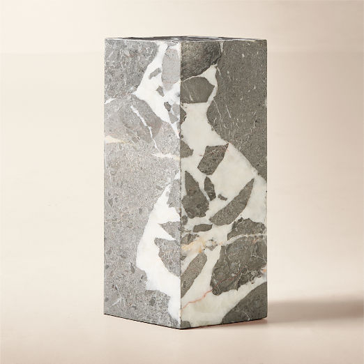 Saul Grey Marble Drink Table