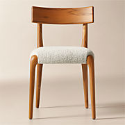 Layton 2-Drawer Shagreen and White Oak Wood Nightstand