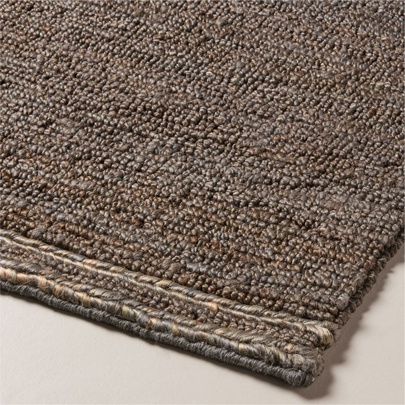 Savannah Handwoven Dark Grey Jute Area Rug 8'x10' - image 1 of 4