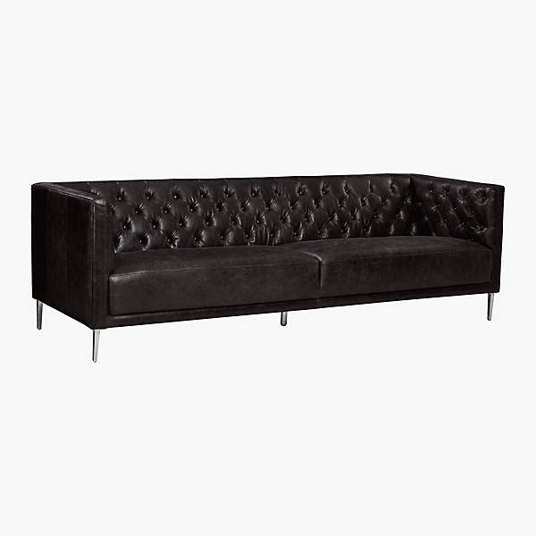 Cb2 shop chesterfield sofa