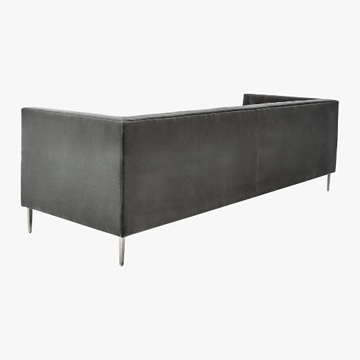 Savile Tufted Sofa Hatch Charcoal