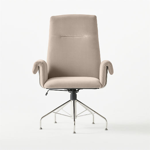 Saviti Bone Velvet Office Chair