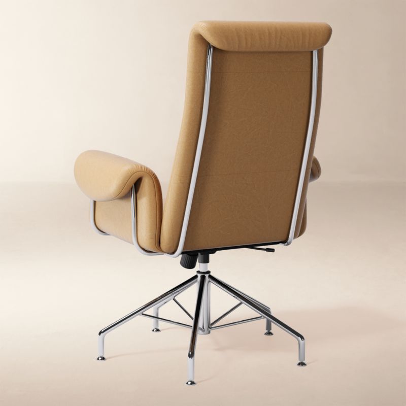 View Saviti Leather Office Chair Bello Saddle - image 5 of 5
