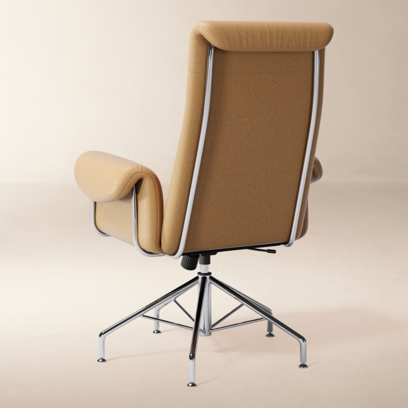 Saviti Leather Office Chair Bello Saddle - image 4 of 5