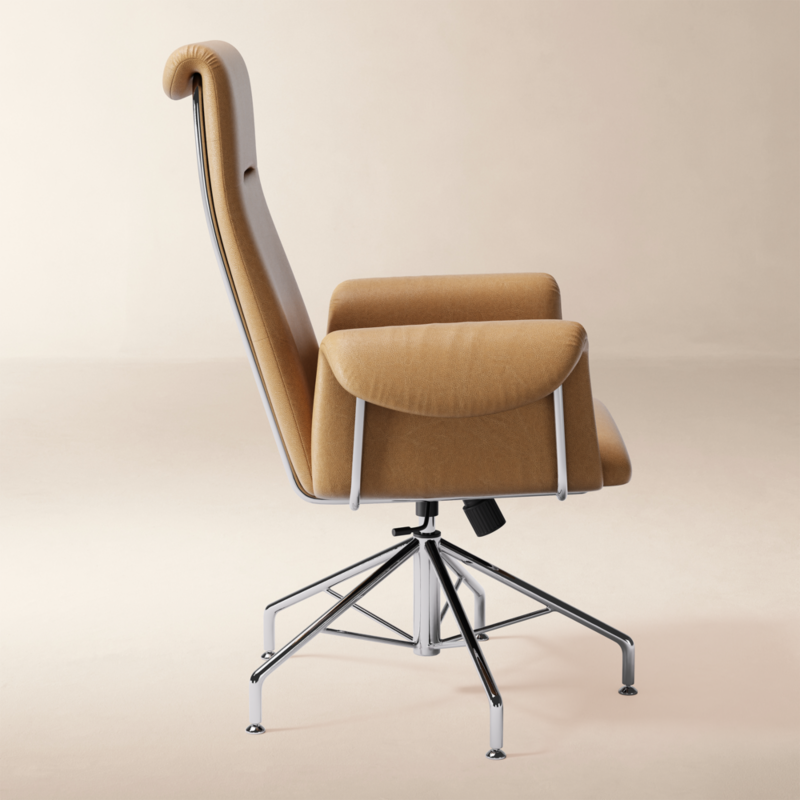 Saviti Leather Office Chair Bello Saddle - image 3 of 5