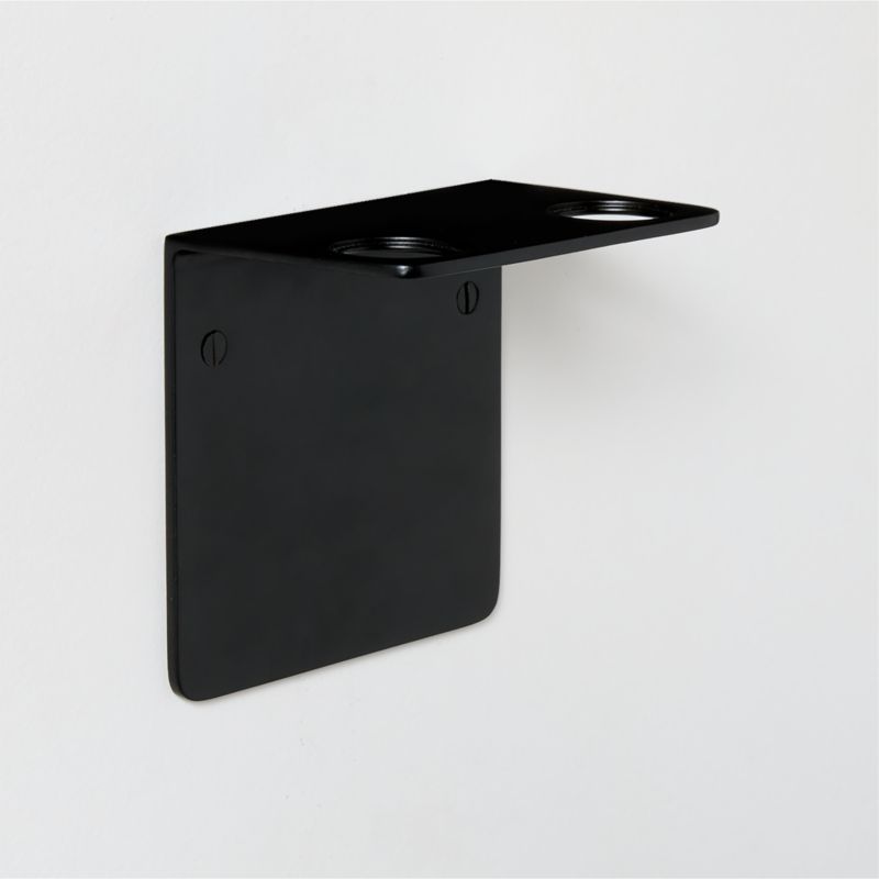 Savon Matte Black Double Bottle Bracket - image 0 of 4