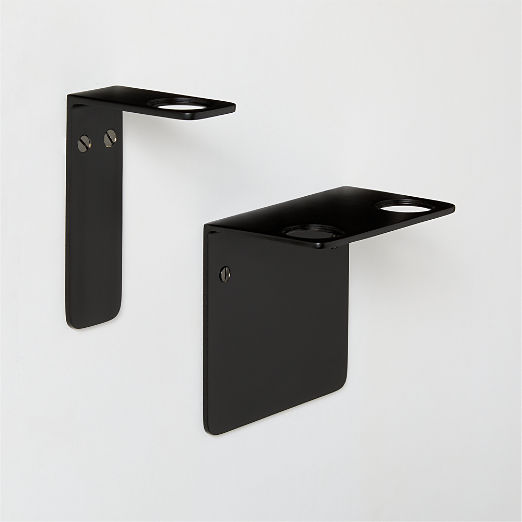 Savon Matte Black Double Bottle Bracket