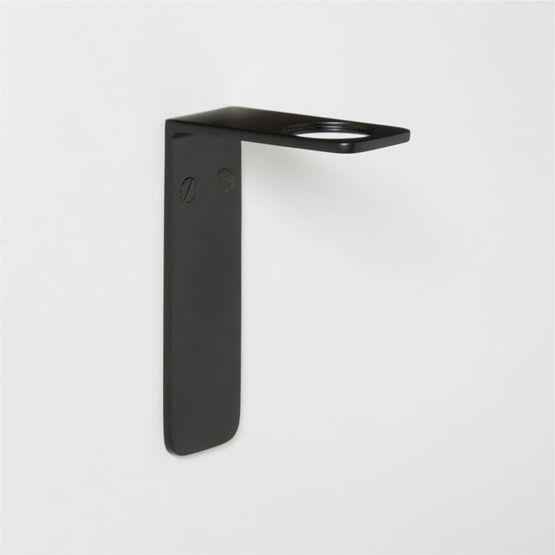 View Savon Matte Black Single Bottle Bracket details