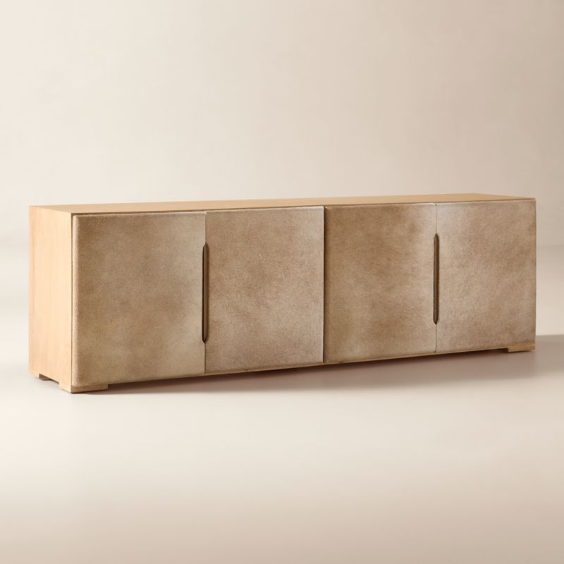 Sawyer 86" Hair on Hide Media Console - image 1 of 6