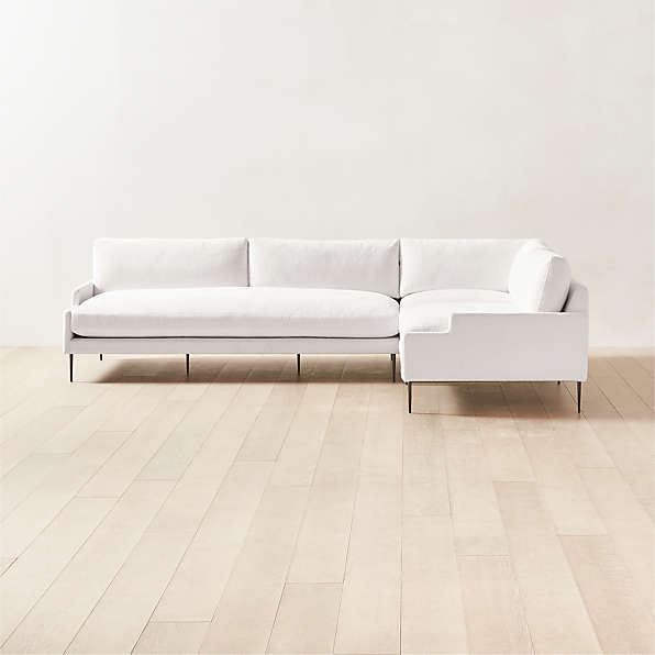 White Velvet Sofas Baci Living Room