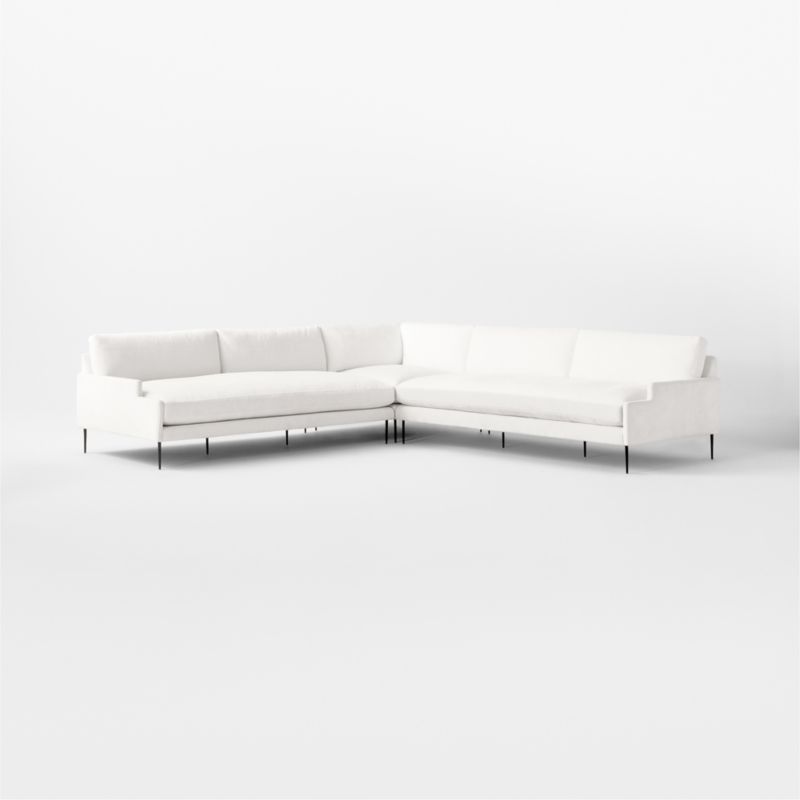 Scalino 3-Piece Sectional Sofa Bloce Noir - image 4 of 7