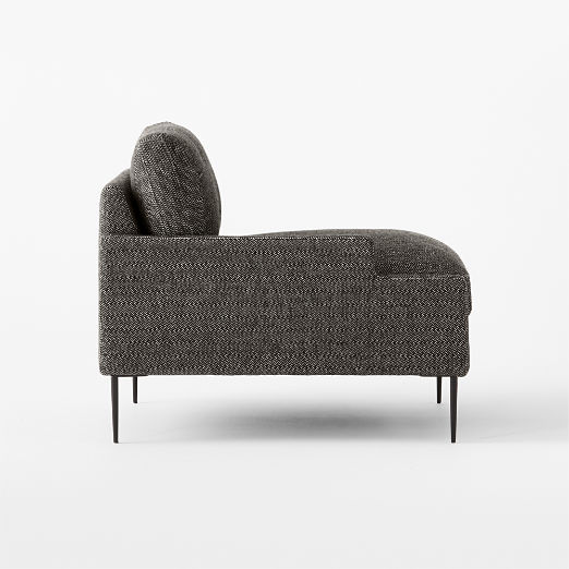 Scalino Grey Left-Arm Chair