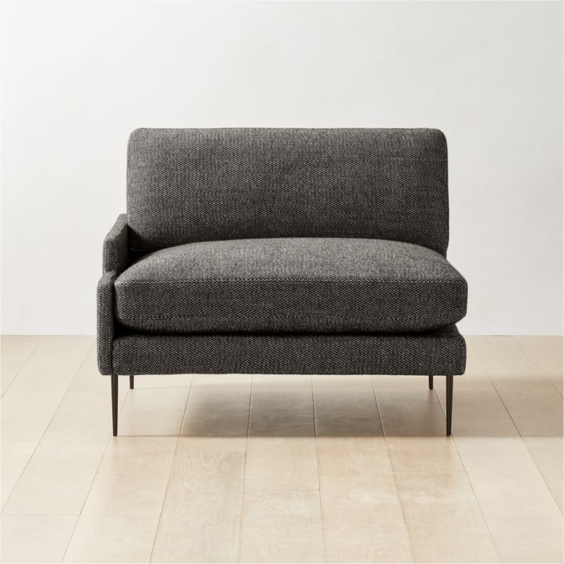 Scalino Grey Left-Arm Chair - image 0 of 8